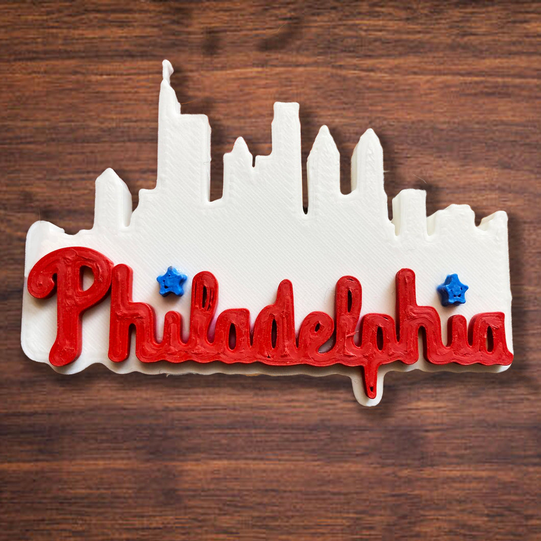 3D Printed Philadelphia Magnet