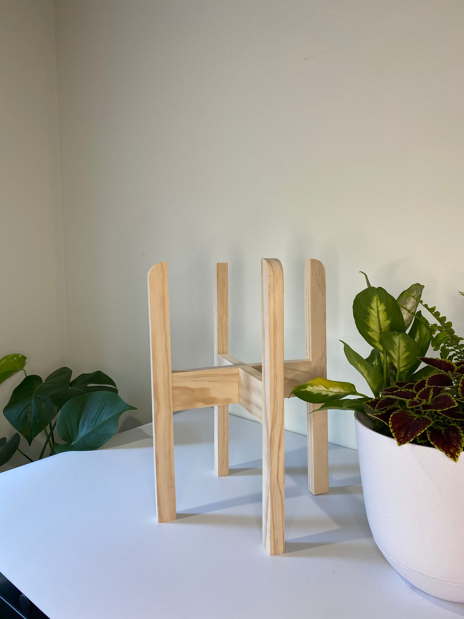 boho plant stand indoor RWH Boho Plant Stand