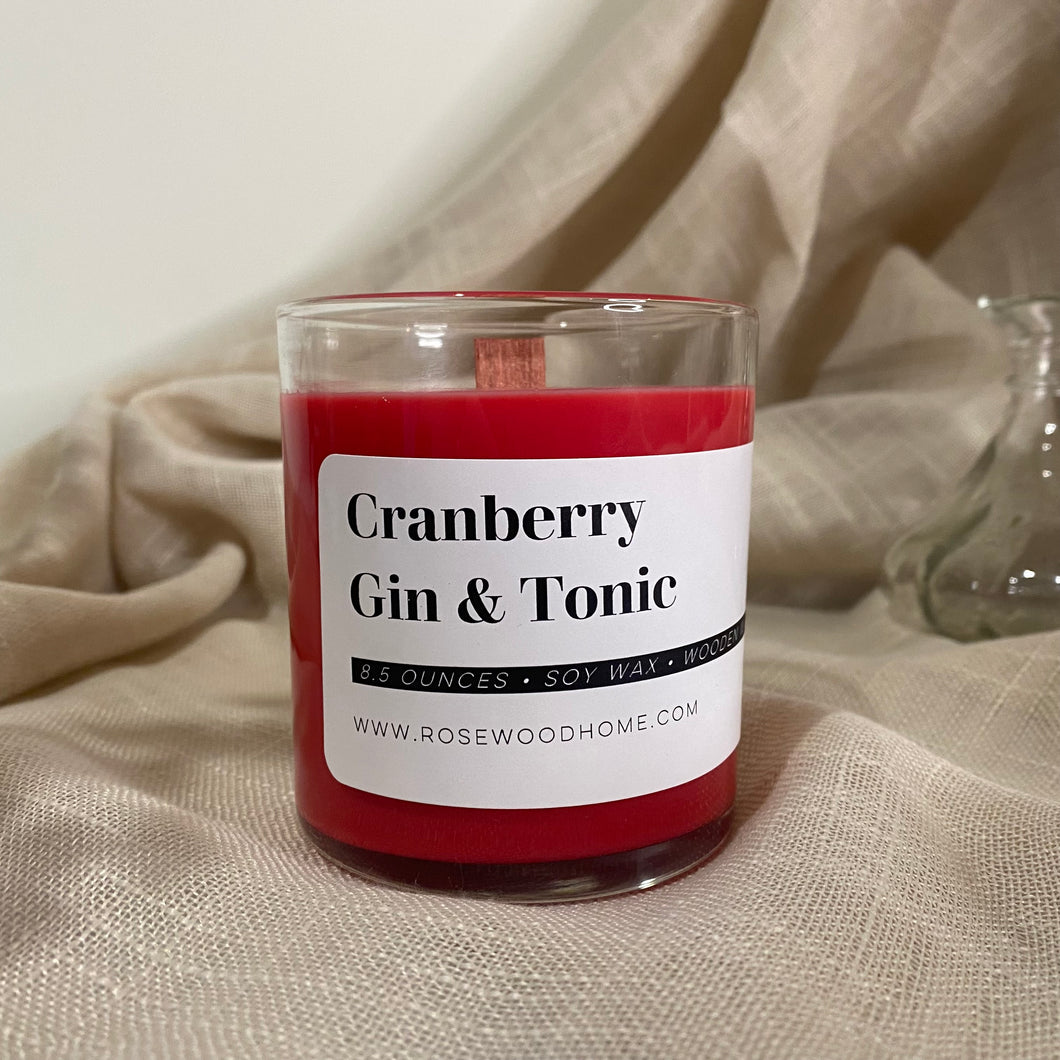 Cranberry Gin & Tonic Candle