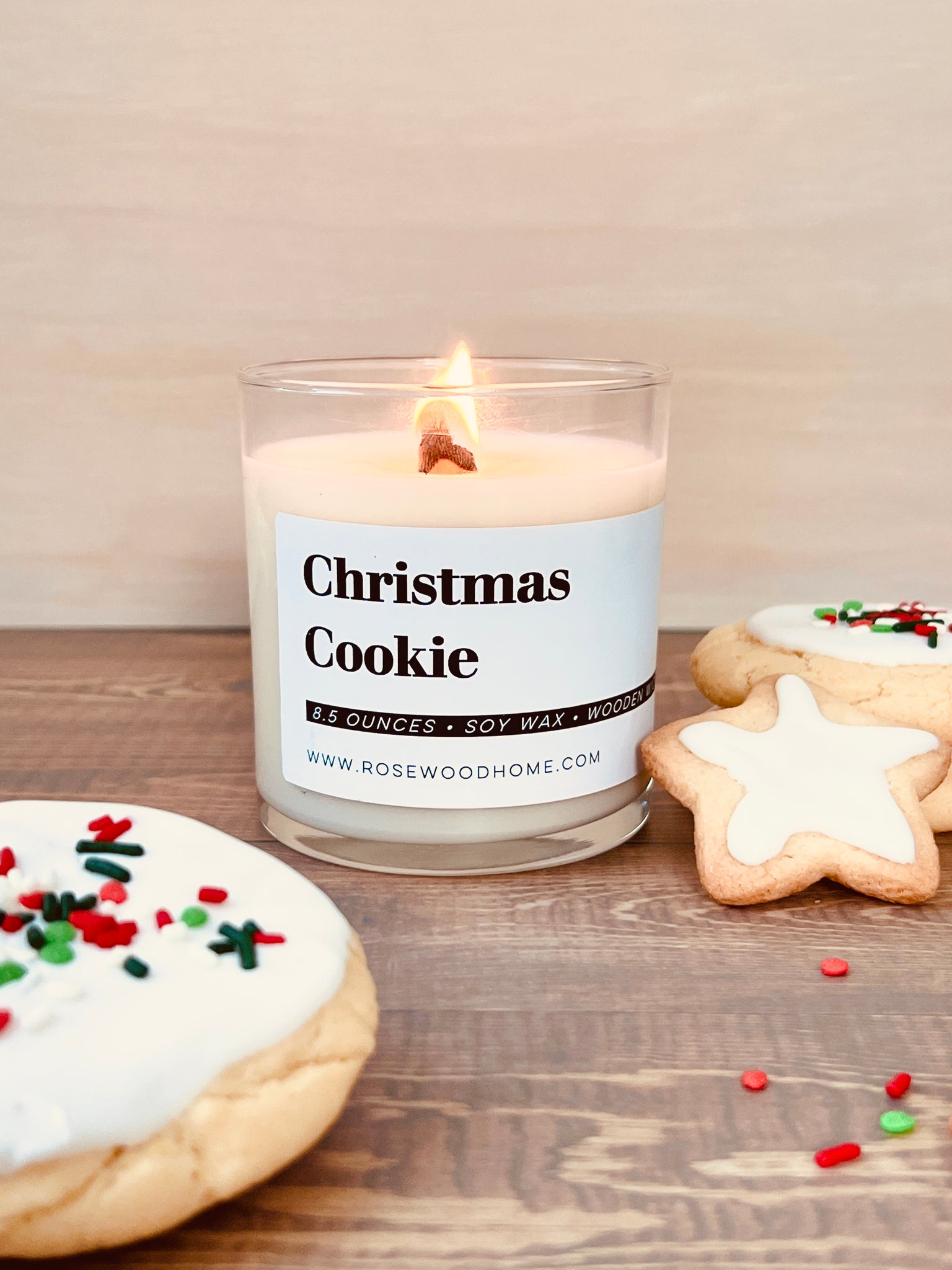 Christmas Cookie, Quartz Candle