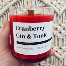 Load image into Gallery viewer, Cranberry Gin &amp; Tonic Candle

